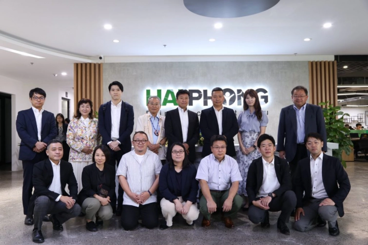 Đoàn công tác JP-MIRAI làm việc tại Hải Phong Group